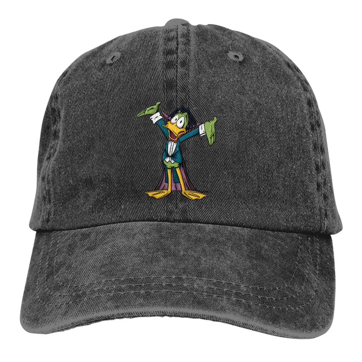 

Washed Men's Baseball Cap Graphic For Fans Essential Trucker Snapback Caps Dad Hat Count Duckula Cartoon Golf Hats