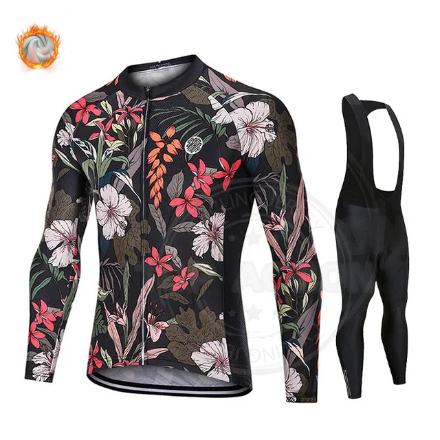 

Мужская зимняя флисовая велосипедная трикотажная одежда для езды на велосипеде