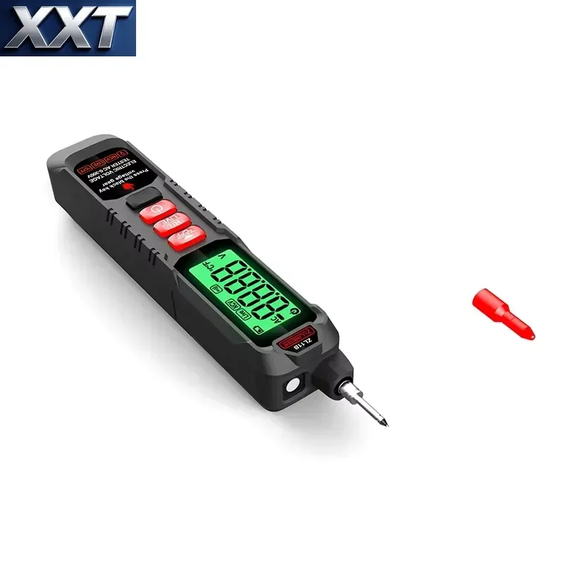 Фото Тестер напряжения XXT Red (12-1000В) с голосовым оповещением, бесконтактный измеритель тока и напряжения №2