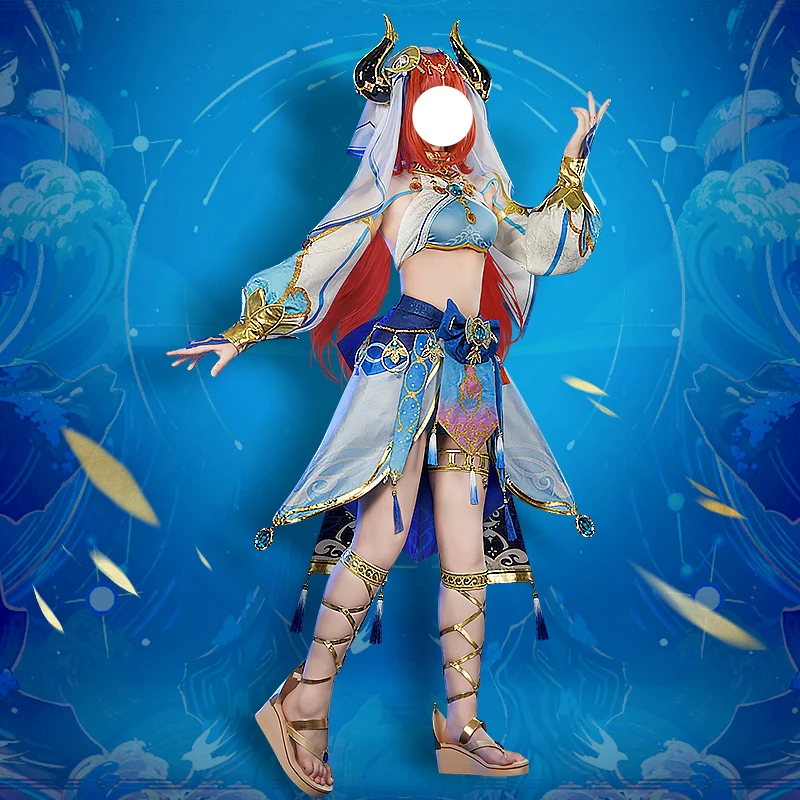 

Anime Game Genshin Impact Nilou Western Region Dancer Dress Sexy Party Uniform Cosplay Costume Halloween Women FreeShipping 2022