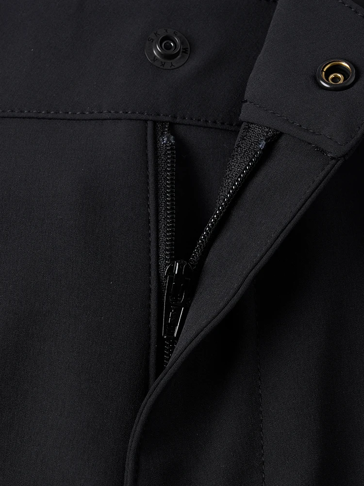 SIMWOOD 2025 Spring New Regular Straight Nylon Pants Men Soft Shell Outdoor Hiking Trousers