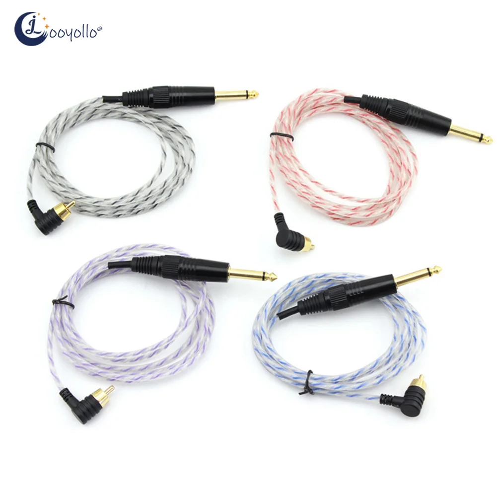 

Newest Tattoo Power Supply Clip Cord 1.8m RCA Cable Soft Silicone Wire Converter Line Makeup Pen Accessories for Tattoo Machine