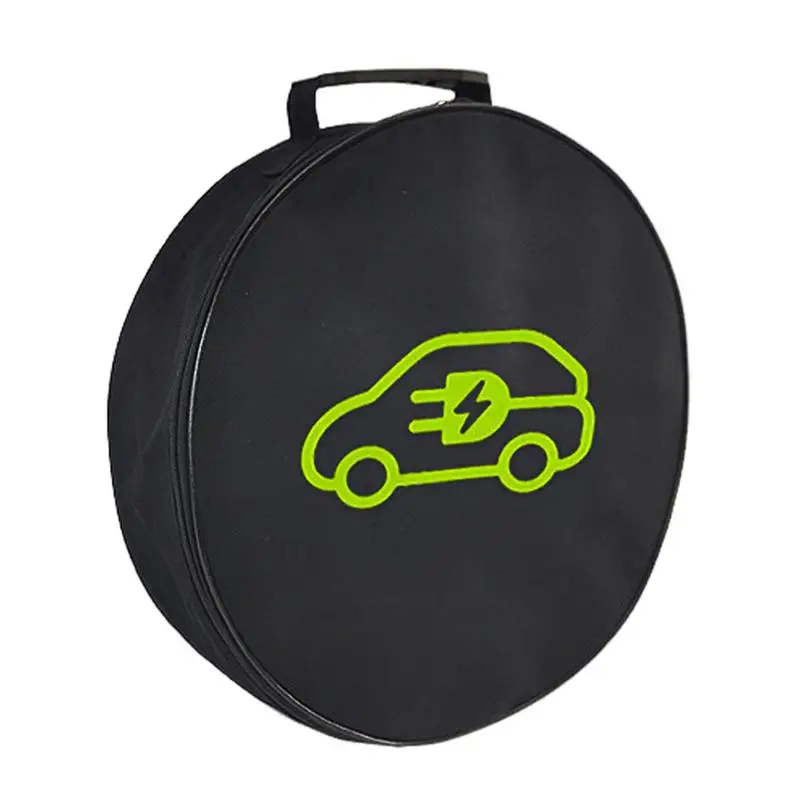 

Electric Vehicles Battery Jumper Cable Bag Fireproof EV Car Rechargeable port Storage Organizer For Charging Cables Cords Hoses