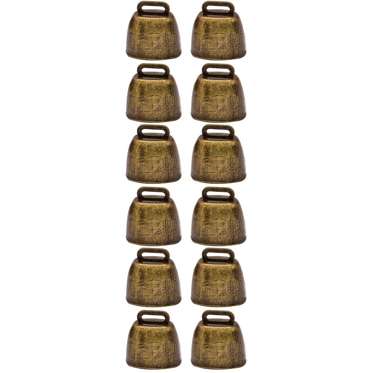 

4/12pcs Bells Pet Vintage Bells Cow Anti Metal Hanging Brass Christmas Grazing Copper Sheep Livestock Lost Loud Small Distance