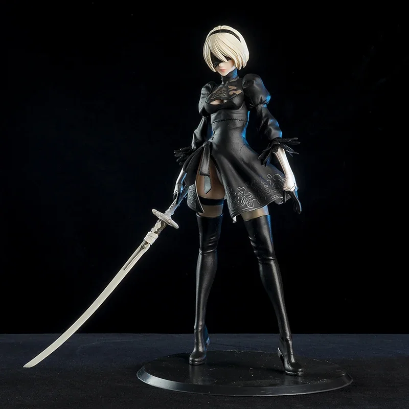 

Action Model Figure Toys Anime Nier Automata 2b Yorha No.2 Type B Smll Sword PVC Collectible Ornament Toys Kids Christmas Gifts
