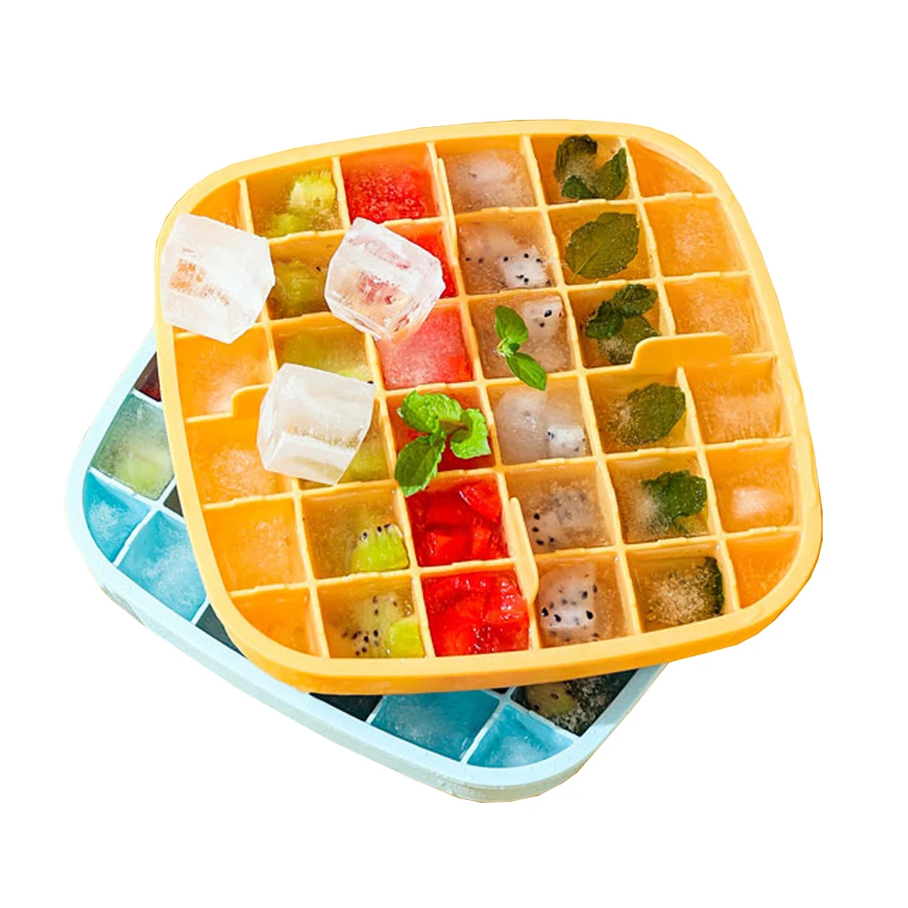 

Ice Cube Tray 36 Grids DIY Silicone Mold Kitchen Ice Cream Maker Storage Container Ice Lattice Ice Box Making Mould Artifact