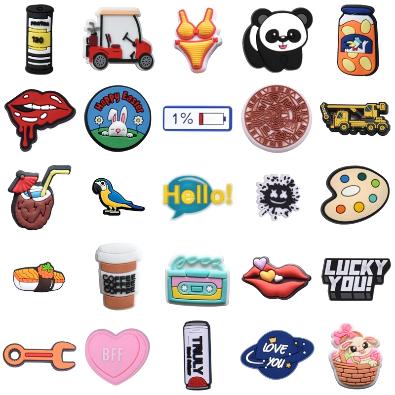 

Women Charm Kids Gifts Boy Para Pins Men Decorations for Croc Set Jeans Wholesale Bulk Shoe Charms Shoes Accessories Girl Packs