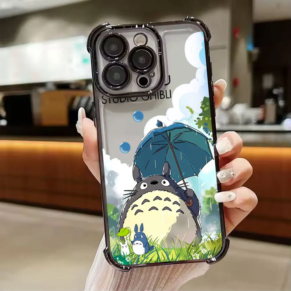 Фото Горячая новинка: милый аниме-чехол с Тоторо для Xiaomi 17T, 15T, 14T Pro, Poco X6, X7, F5, F7, F8 Ultra, M7, M8, X8 Pro Max – силиконовый чехол №5