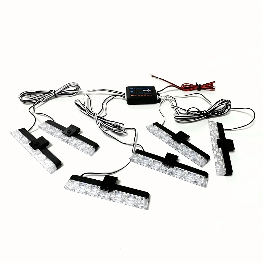 Сигнальная лампа на решетке автомобиля 6 светодиодов мигающие сигнальные огни