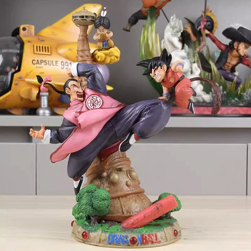 

Dragon Ball Anime Figure Son Goku Vs Tao Pai Pai Kalinta Manga Dragon Ball Statue Collection Doll Anime Peripheral Gift Kid Toys