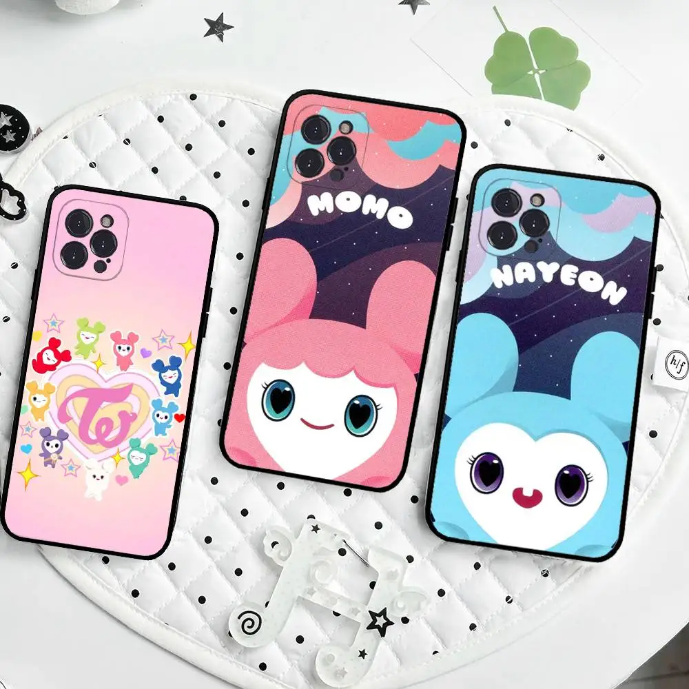 Фото Противоударные мягкие чехлы Laburi Twice-Lovelys для iPhone 17, 16, 15, 14, 13, 12, 11 Pro Max, 13, 17 Air №3