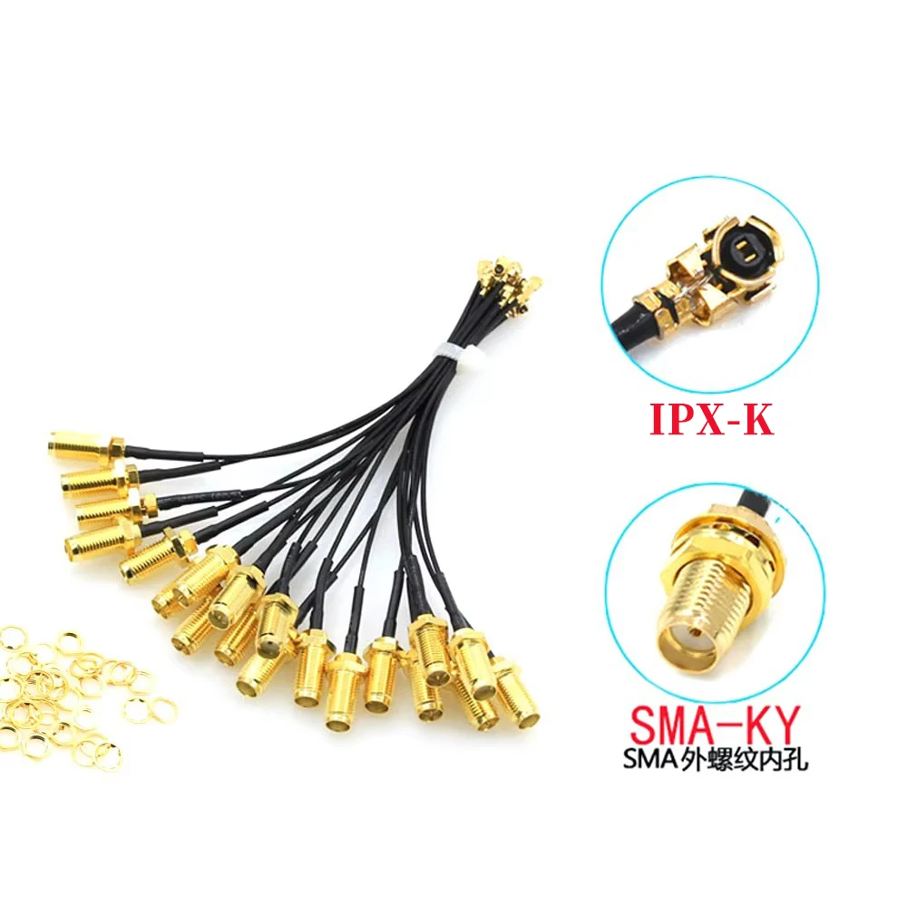 

5 шт. Удлинительный кабель RP-SMA к U.FL IPX RF Javino