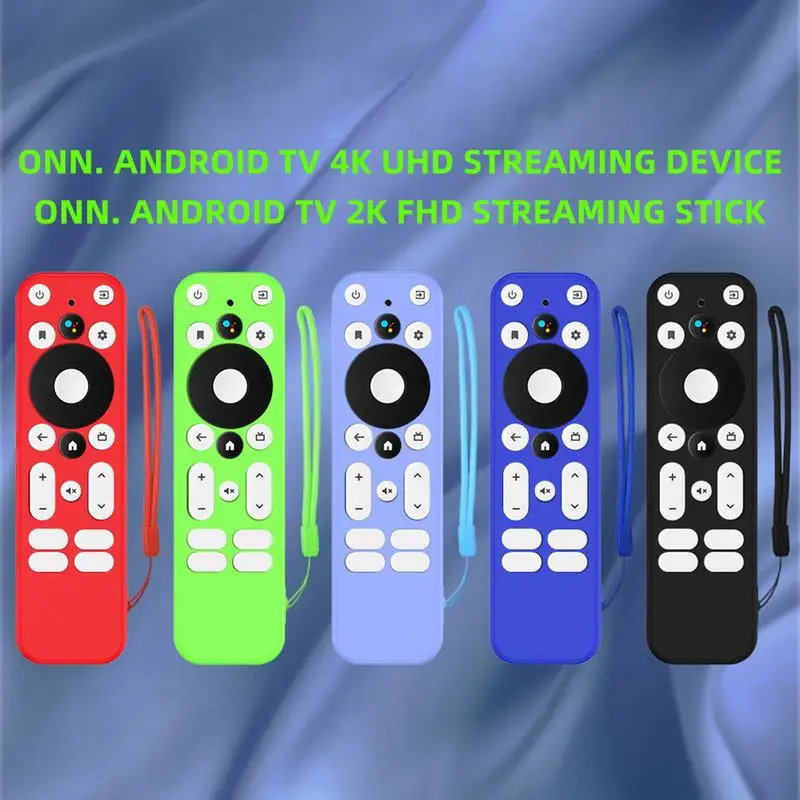 

Remote Control Protective Cover Silicone Case for Walmart nn. Android TV 4K UHD Streaming Device/Onn. Andro Remote Control Case