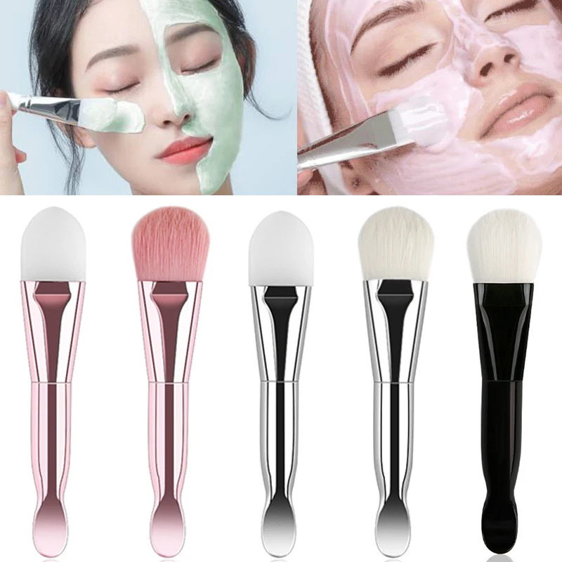 

Skin Care Brush Soft Face Mask Brush Massager Beauty For Face Cleanser Brush Concealer Brush Flat Hair Foundation Applicator