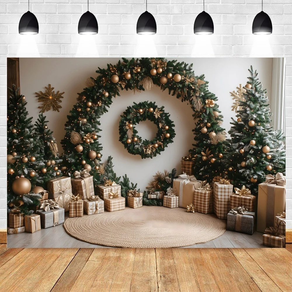 Рождественский венок для фотосъемки