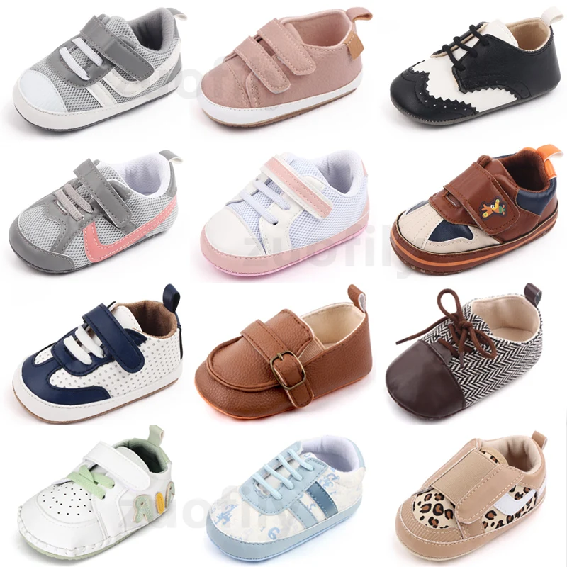 Baby Boy Shoes Soft Sole Infant Toddler First Walkers Baby Boys Crib Shoes Fashion Pu Leather Sneakers Boy Casual Shoes  88