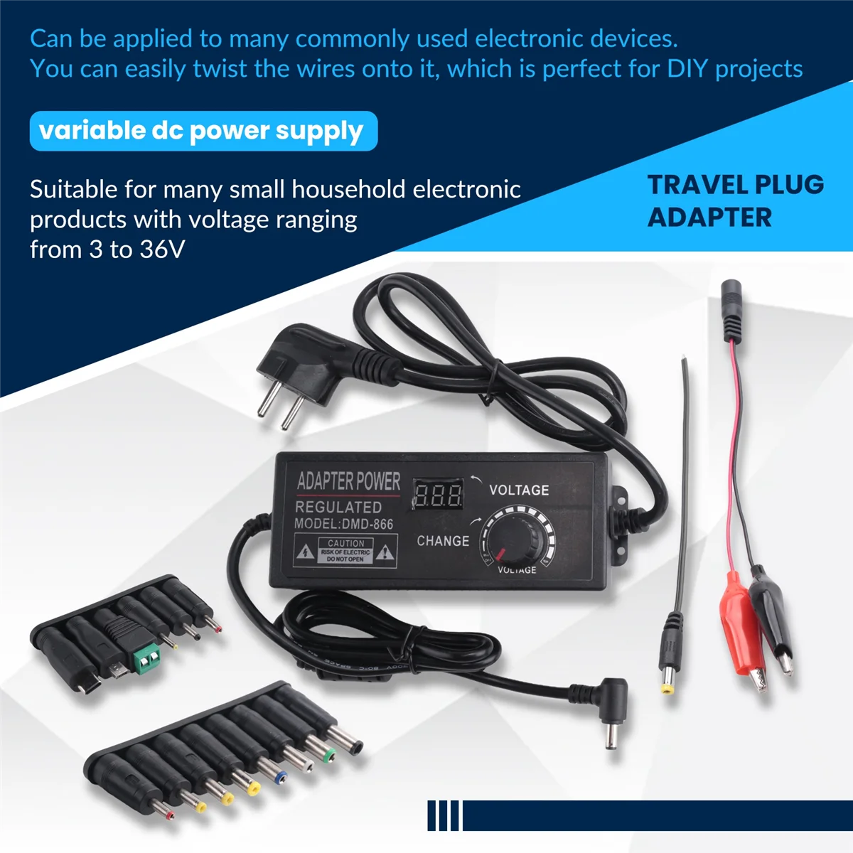 Универсальный источник питания 3-36 В 4 А 144 Вт 3 5 6 9 12 15 18 20 24 30 36 регулируемый