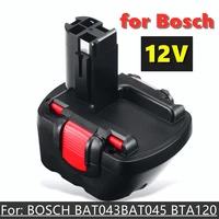 for bosch 12v 12800mah psr rechargeable battery 12v 12 8ah ahs gsb gsr 12 ve 2 bat043 bat045 bat046 bat049 bat120 bat139