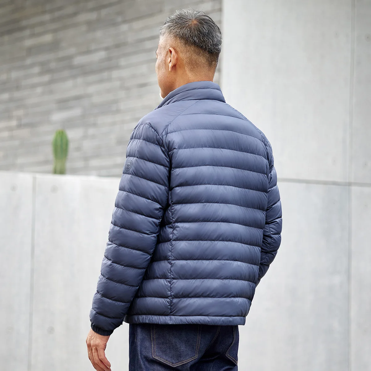 TANBOER Daddys Favorite Foldable Winter Lightweight Packable Men's Duck Down Filled Puffer Jackets TF216201-1