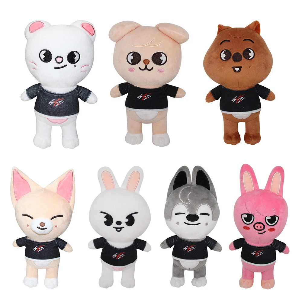 

Hot sell Plush Toys Stray Kids Cartoon Stuffed Animal Plushies Doll Kawaii Character Plush Doll Companion for Kids Adults Fans