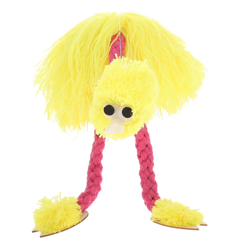 

Performance Plush Puppet Ostrich Marionette Educational Baby Toys Funny Figure Craft