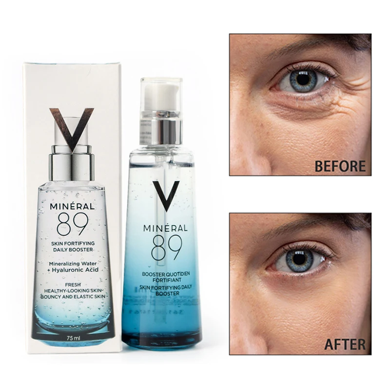

Vichy Mineral 89 Facial Serum Hyaluronic Acid Repair Sensitive Skin Barrier Moisturizing Serum Original Skin Care Products 50ml