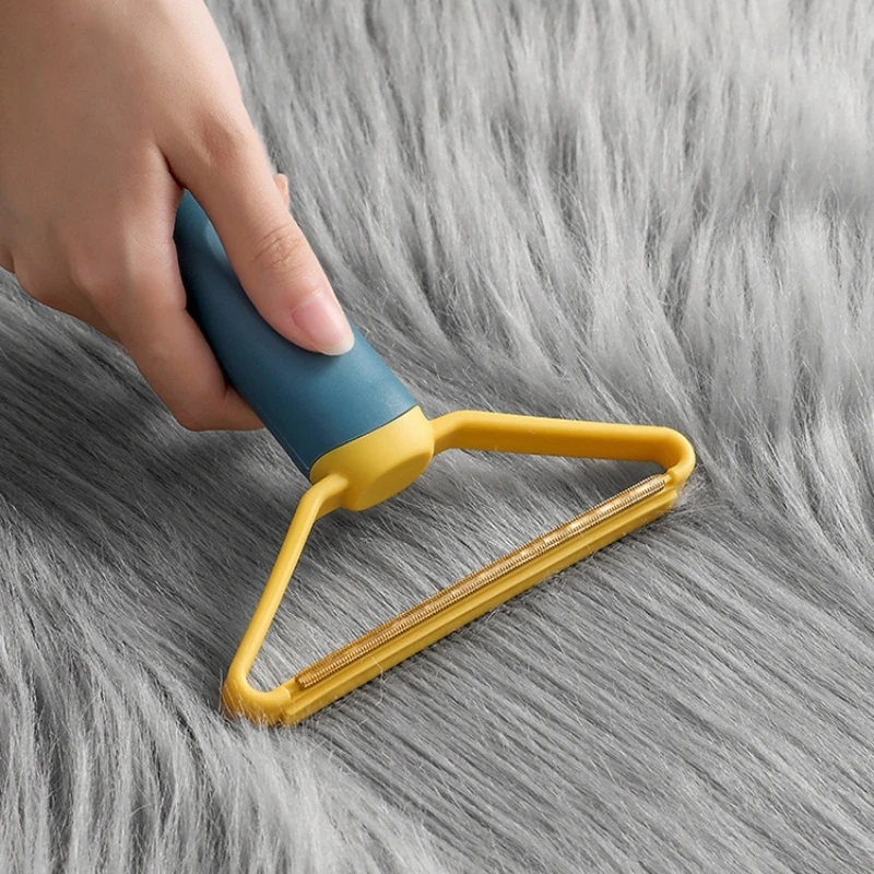 

Pet Hair Remover Brush Portable Manual Hair Side Removal Scraper Cleaner for Coat Carpet Fluff Hair Remove Cat Dog Brush Tools