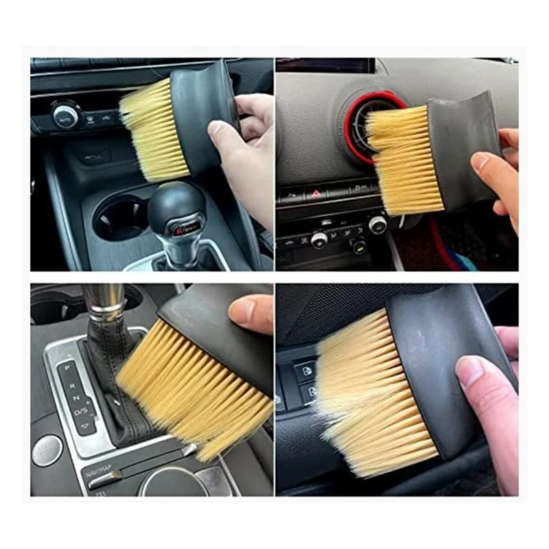 10шт Автоматическая Внутренняя щетка для удаления пыли с Приборной панели