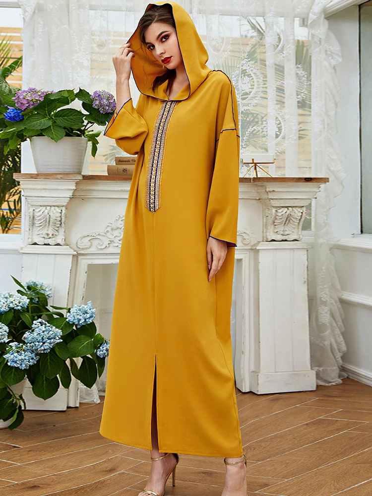 

Dubai Arab Muslim Abaya Dress Women Modest Kimono Print Moroccan Kaftan Islam Maxi Dresses Islamic Clothing Party Vestidos 2022