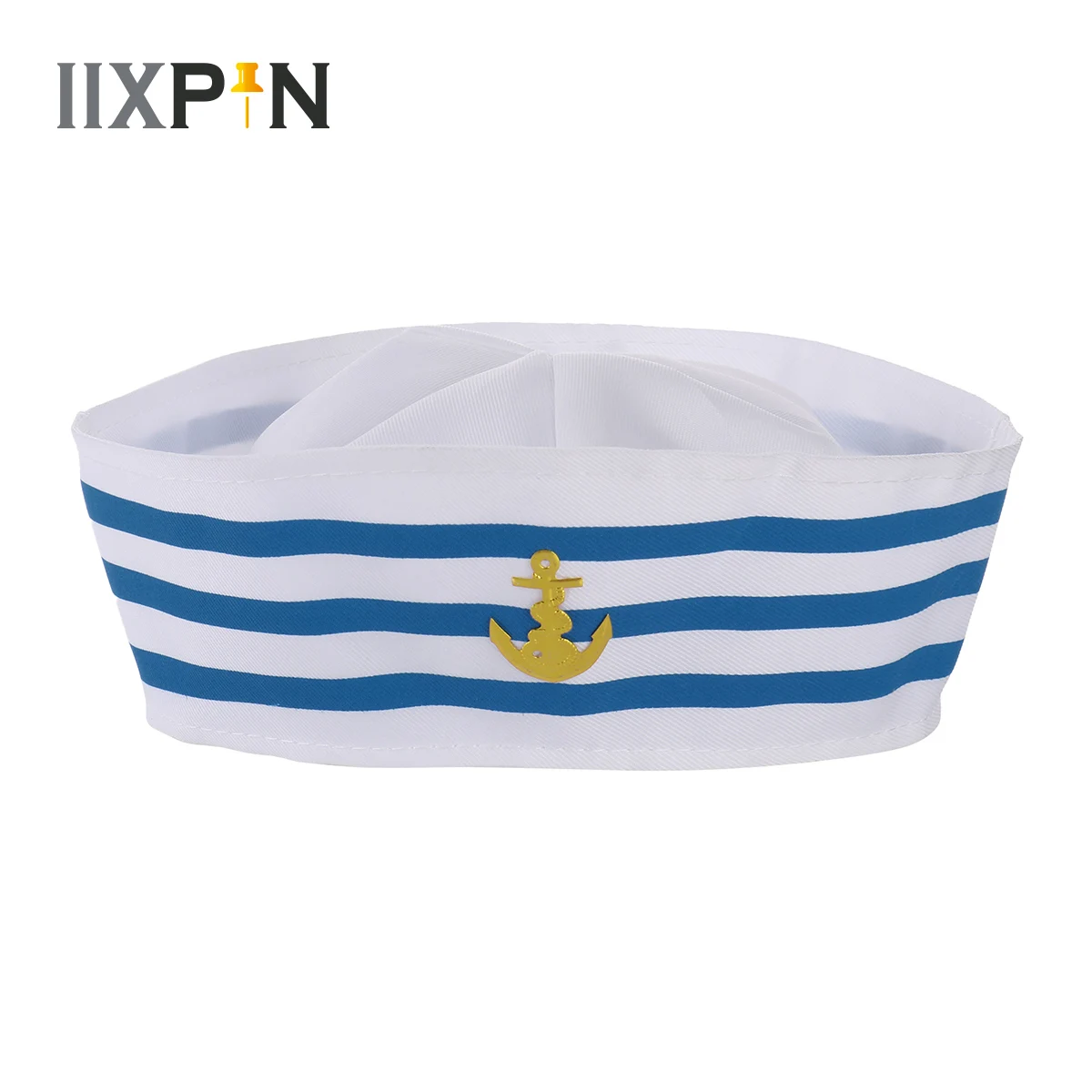 

Child Navy Sailor Captain Hat White Marine Cap Fancy Dress Yacht Police Hat Military Hats Carnival Christmas Costume Accessories