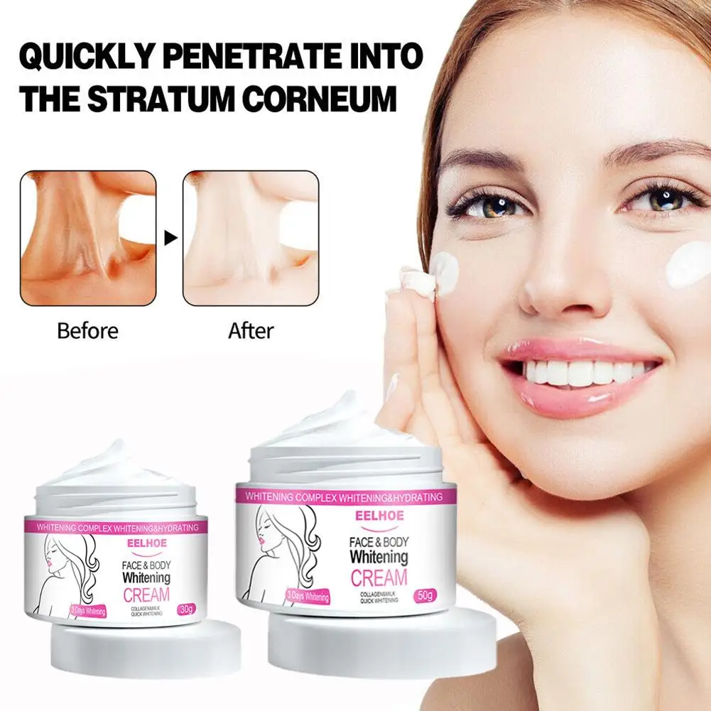 

30g/50g Whitening Body Creams Legs Private Parts Knees Care Remove Moisturizing Body Armpit Dull Brighten Skin S5F3