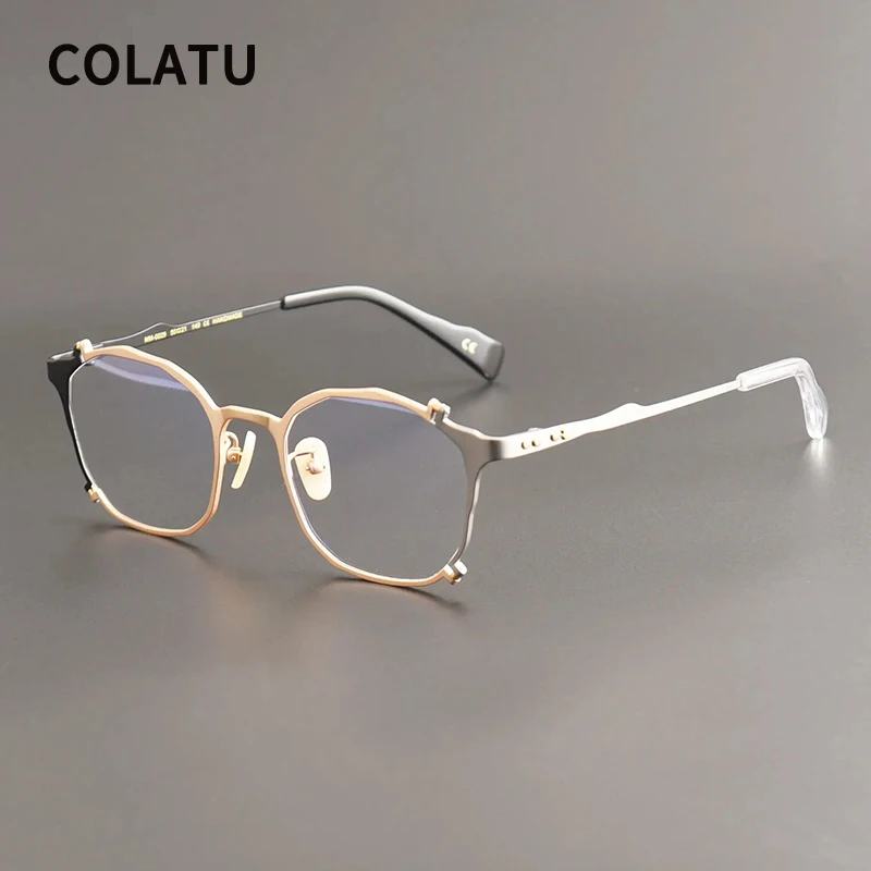 

Очки в титановой оправе для мужчин и женщин, модные дизайнерские оптические аксессуары для чтения при близорукости, Классические индивидуализированные