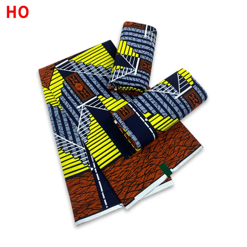 

6yards Ankara African Real Wax Fabrics Nigerian Wax Print Fabric High Quality 100% Cotton Ghana Wax Fabric For Patchwork