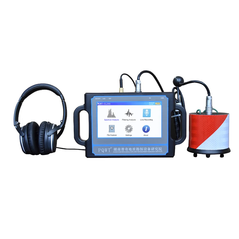

PQWT-CL300 Pipe lines water supply leak detection device 3m underground water leak detector