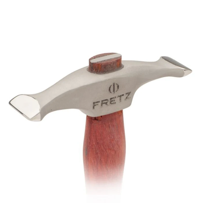 Фото Молоток для тиснения и клепки Fretz HMR-406 PrecisionSmith, 8 мм квадратный и 8x2 мм крестообразный, с рукояткой из палисандра, для формирования ювелирных заклепок №1