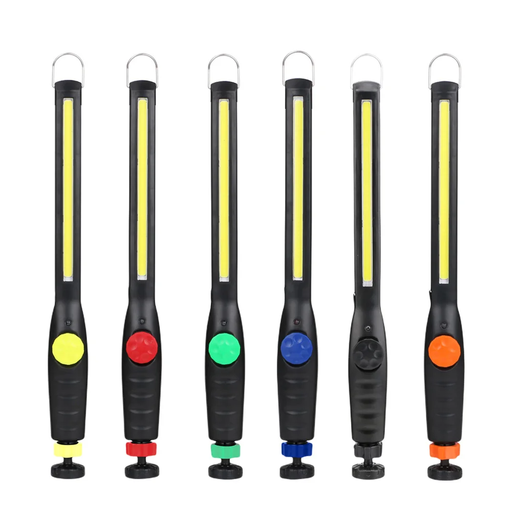 

Work Light Micro USB COB LED Inspection Flashlight Adjustable Handheld Attachable Torch Lamp Workshop Outdoor Red