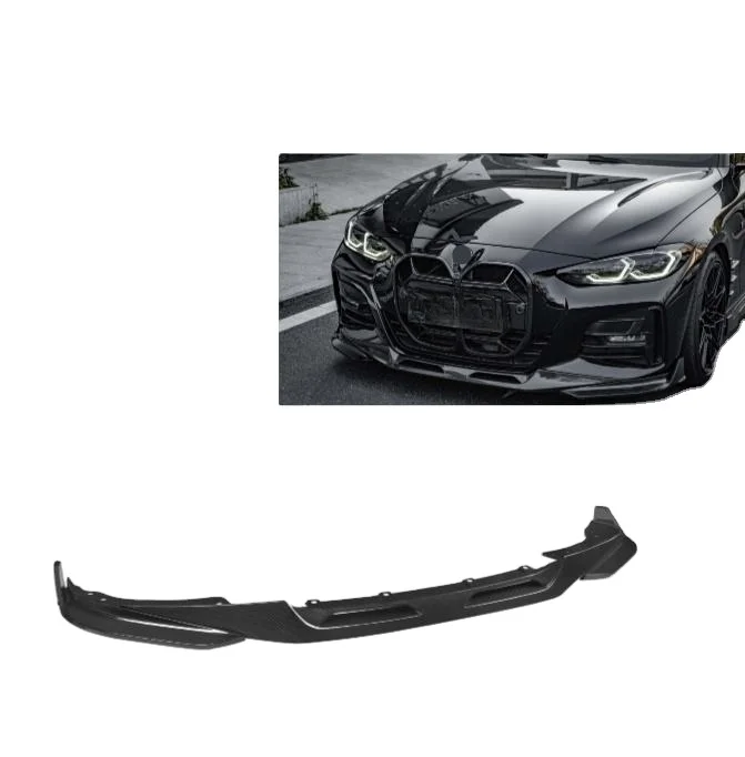 

High Quality 100% Dry Carbon Fiber Gloss Carbon Front Splitter Front Lip for 4 Series G22 G23 Coupe 2021-In