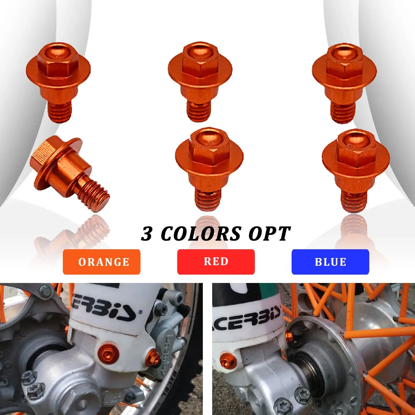 Передняя вилка мотоцикла защитные болты винт для KTM 125 200 250 300 350 400 450 SX задняя