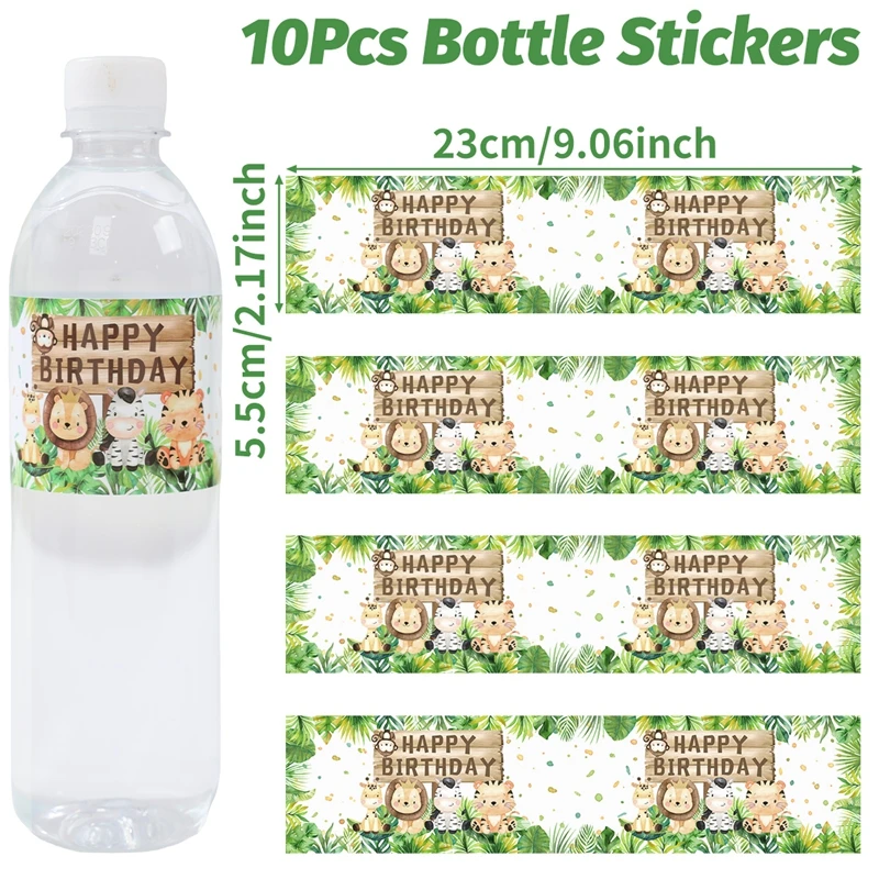 

Набор наклеек на бутылки "Джунгли", Staraise