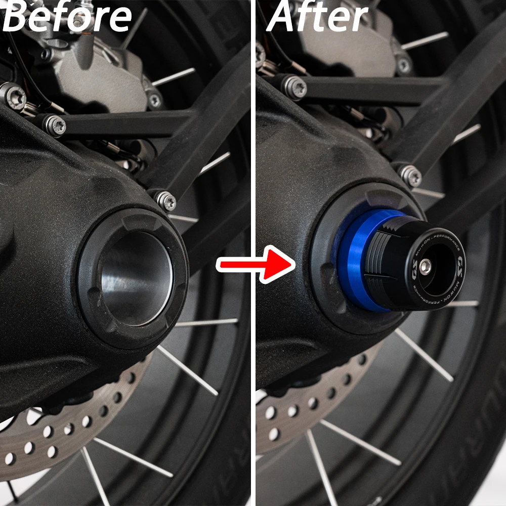 Для BMW R1300GS R 1300 GS 1300GS ADVENTURE 2025 мотоциклетная передняя и задняя вилка слайдер ось