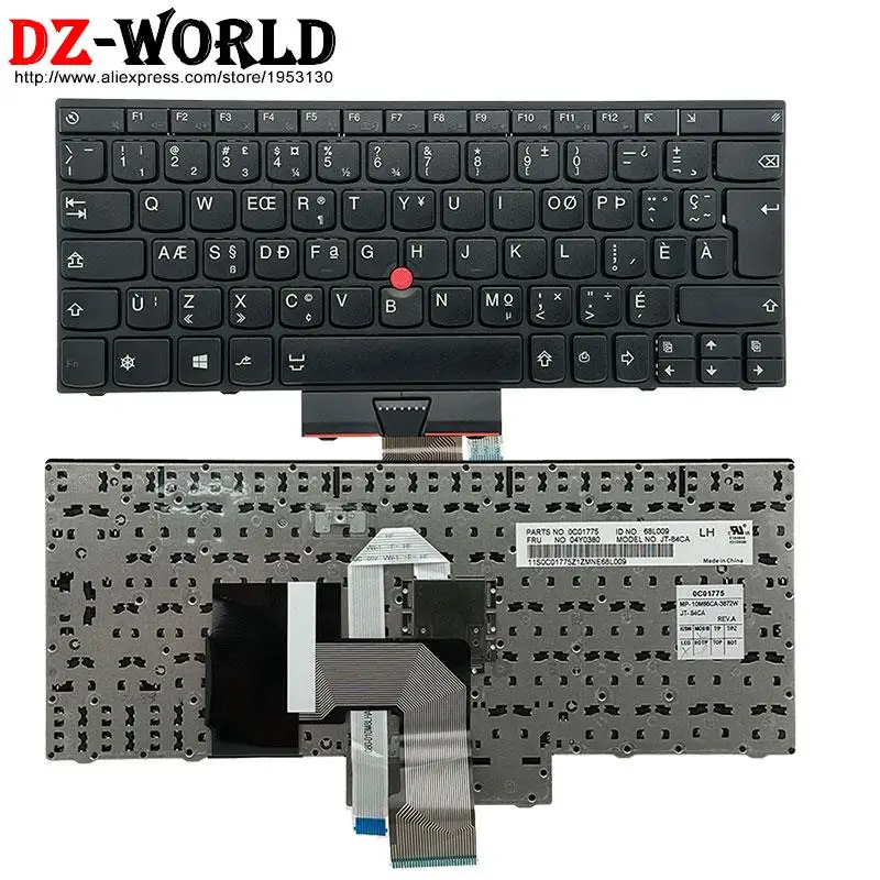 Фото Клавиатура BE Бельгийская для ноутбука Lenovo Thinkpad X131e X140e 04Y0380 04Y0381 04Y0385 04Y0348 04Y0344 №3