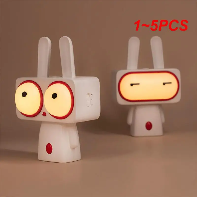 

1~5PCS Timed Night Light 1200mah Gifts Atmosphere Cartoon Timing Nightlight 10.6*6.8*16.1cm Creative Rabbit Alarm Clock Lighting