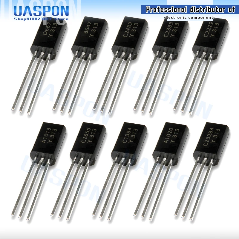 50 шт 2SA1013 TO-92L A1013 2SA1020 2SC2328 2SC2655 2SC1384 2SC2229 2SC2383 2SC2482 2SB647 2SD667 C2383 2SA1145 2SC2705 2SC1384