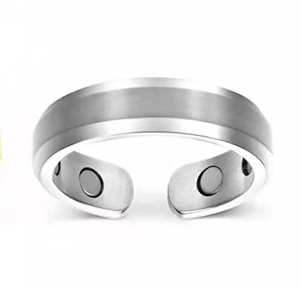 Magnetic Therapy Rings Women Men Fashion Slimming Fat Burning Opening Rings Lymphatic Detox Magnetic Ring Health Care Jewelry