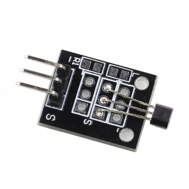 

1/2~200/500Pcs KY-035 Analog Hall Magnetic Sensor Module For Contactless Switch Brake Circuit Position Speed Detection
