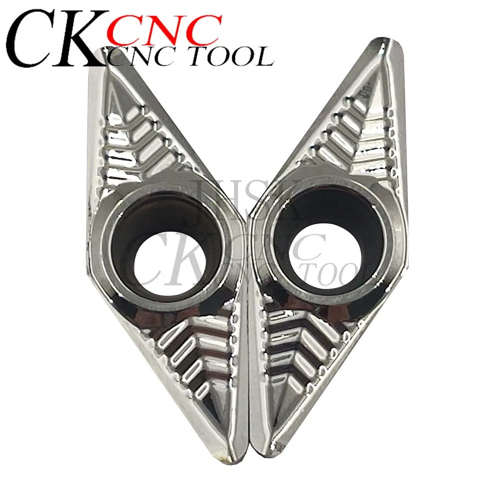 

VCGT160402-AK H01 VCGT160404-AK H01 VCGT160408-AK H01 VCGT160412-AK H01 Carbide Aluminum Inserts Cutting CNC External Turning To