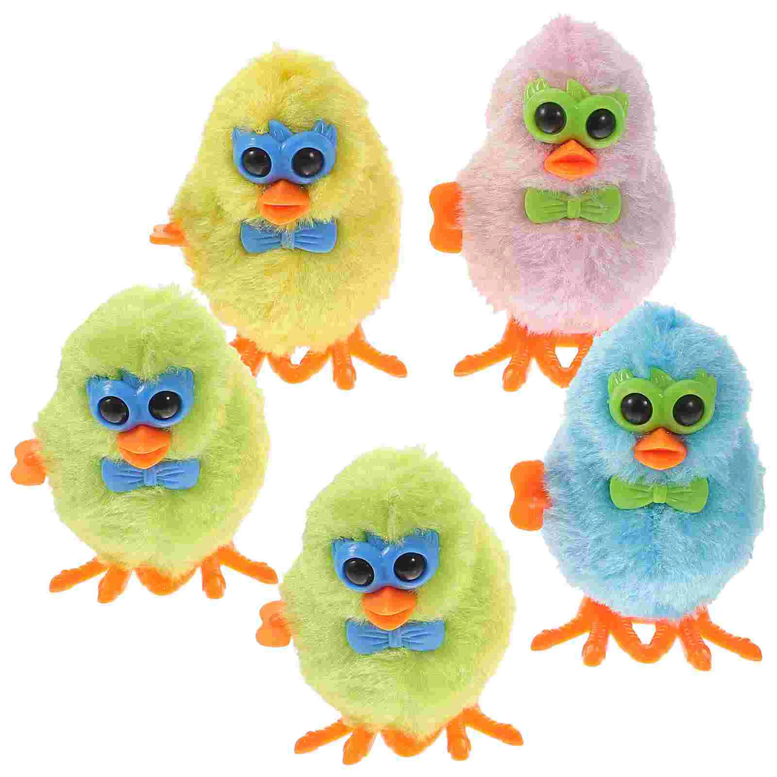 

5 шт., плюшевые заводные игрушки для цыплят