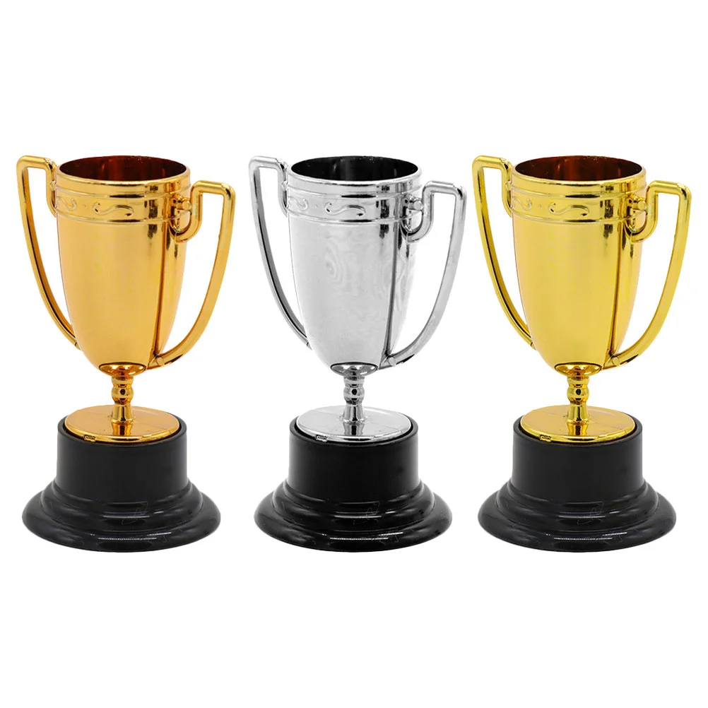 

3pcs Game Award Party Trophy Assortment Kids Competition Award Funny Trophy