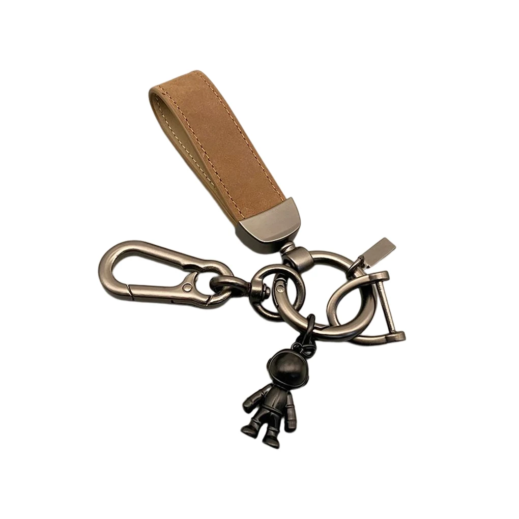 

Keychain Leather Lanyard Keys Chain Ring Portable Auto Ornaments Key Buckle
