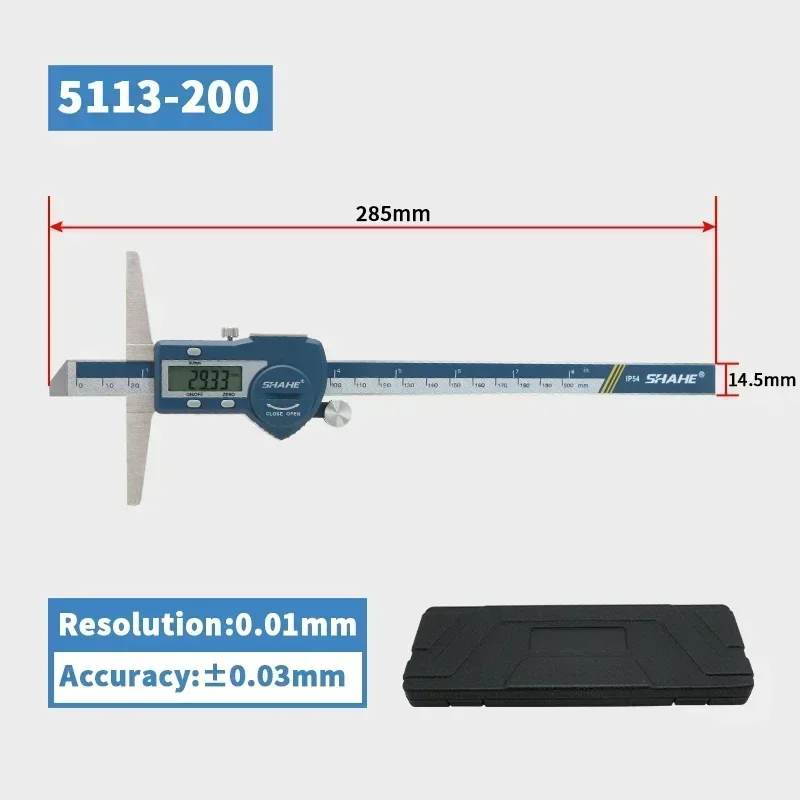 

SHAHE150/200/300 мм цифровой штангенциркуль из нержавеющей стали, штангенциркуль, штангенциркуль Micrometro, цифровой штангенциркуль